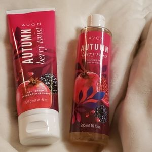 Autumn Berry Twist body cream and gel